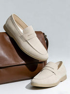 Mocassins penny homme à bout tablier