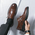 Chaussures homme à bride perforées
