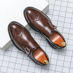 Chaussures homme à bride perforées