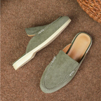 Mules homme à détail métallique