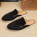 Mules homme à détail métallique