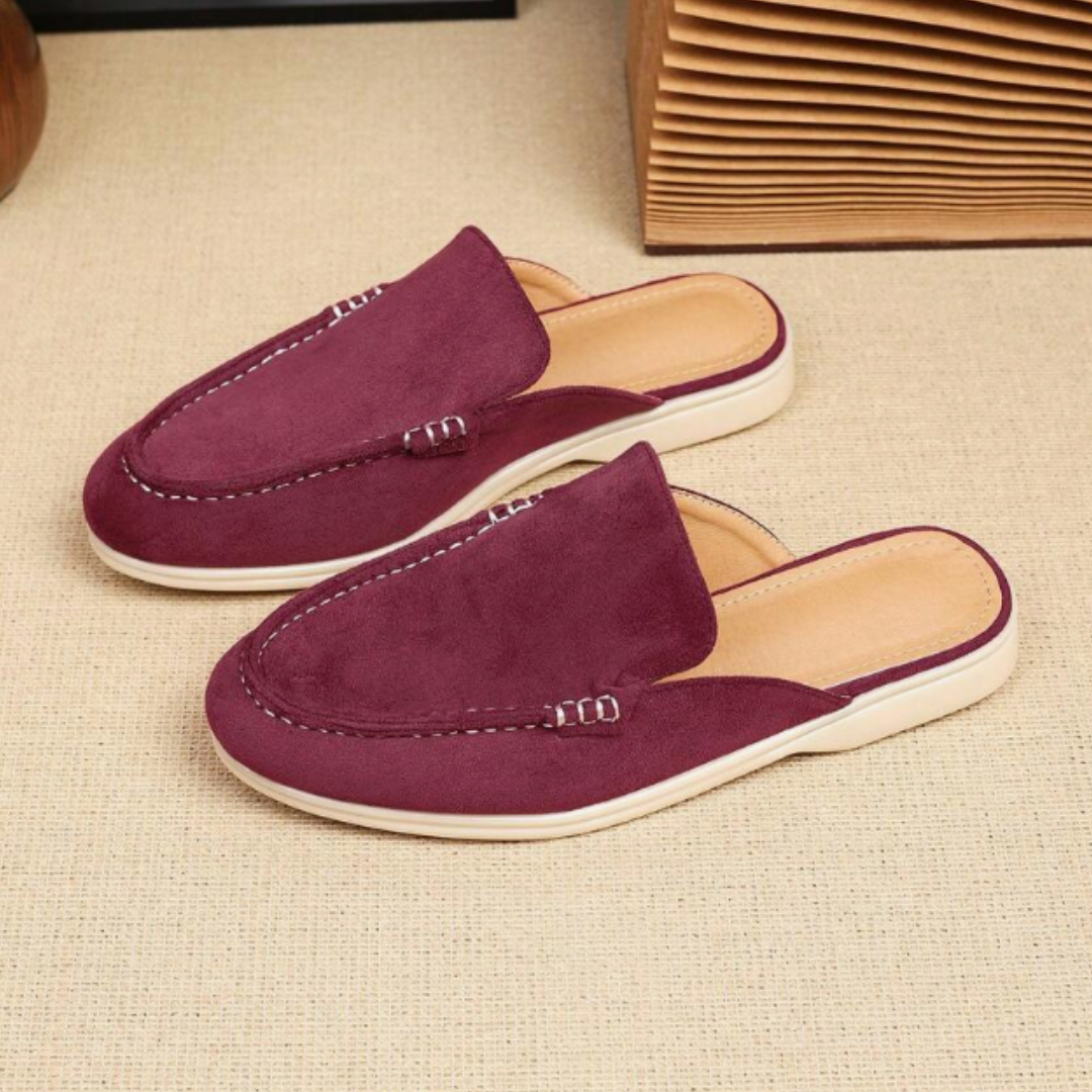 Mules homme à détail métallique