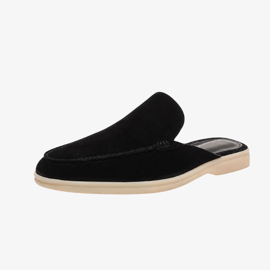 Mules homme style mocassin à enfiler