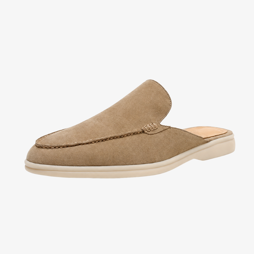 Mules homme style mocassin à enfiler