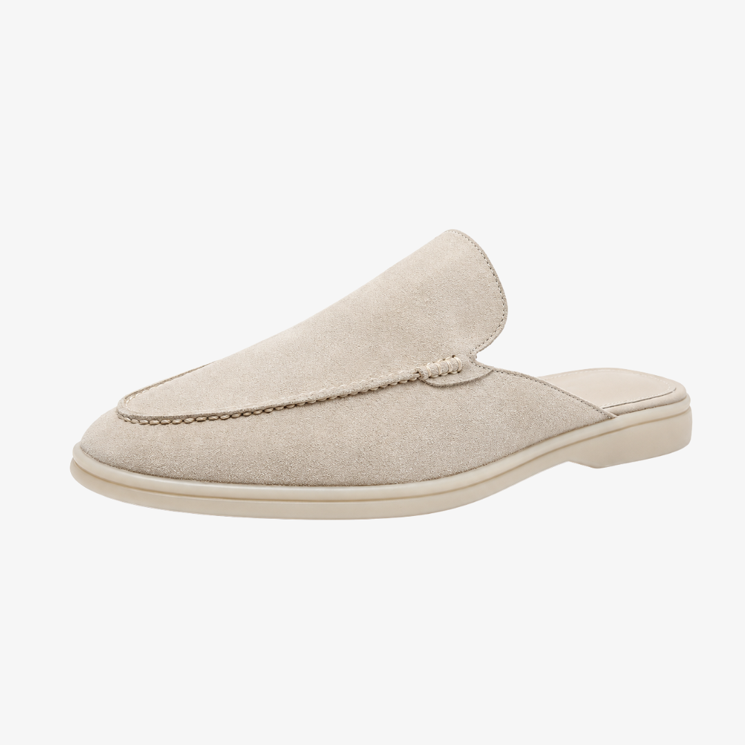 Mules homme style mocassin à enfiler