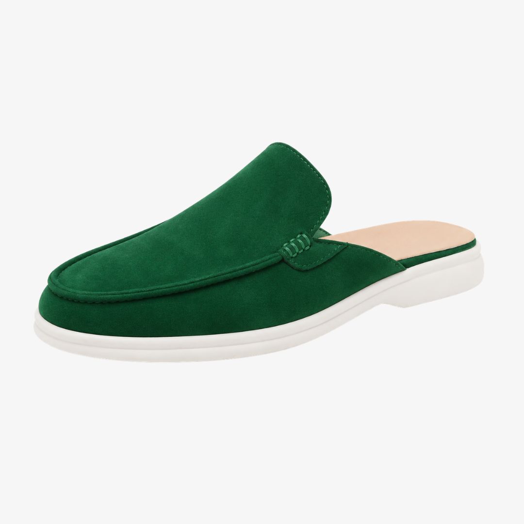 Mules homme style mocassin à enfiler