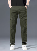 Pantalon cargo droit pour homme