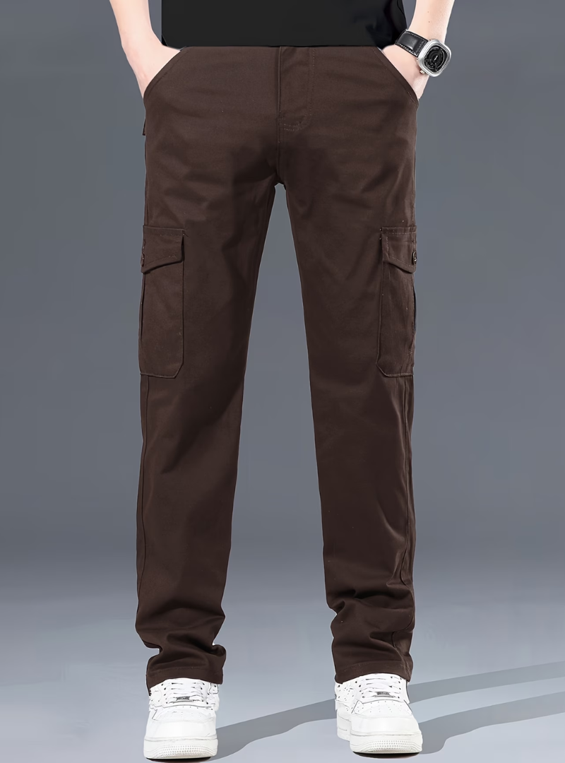 Pantalon cargo droit pour homme