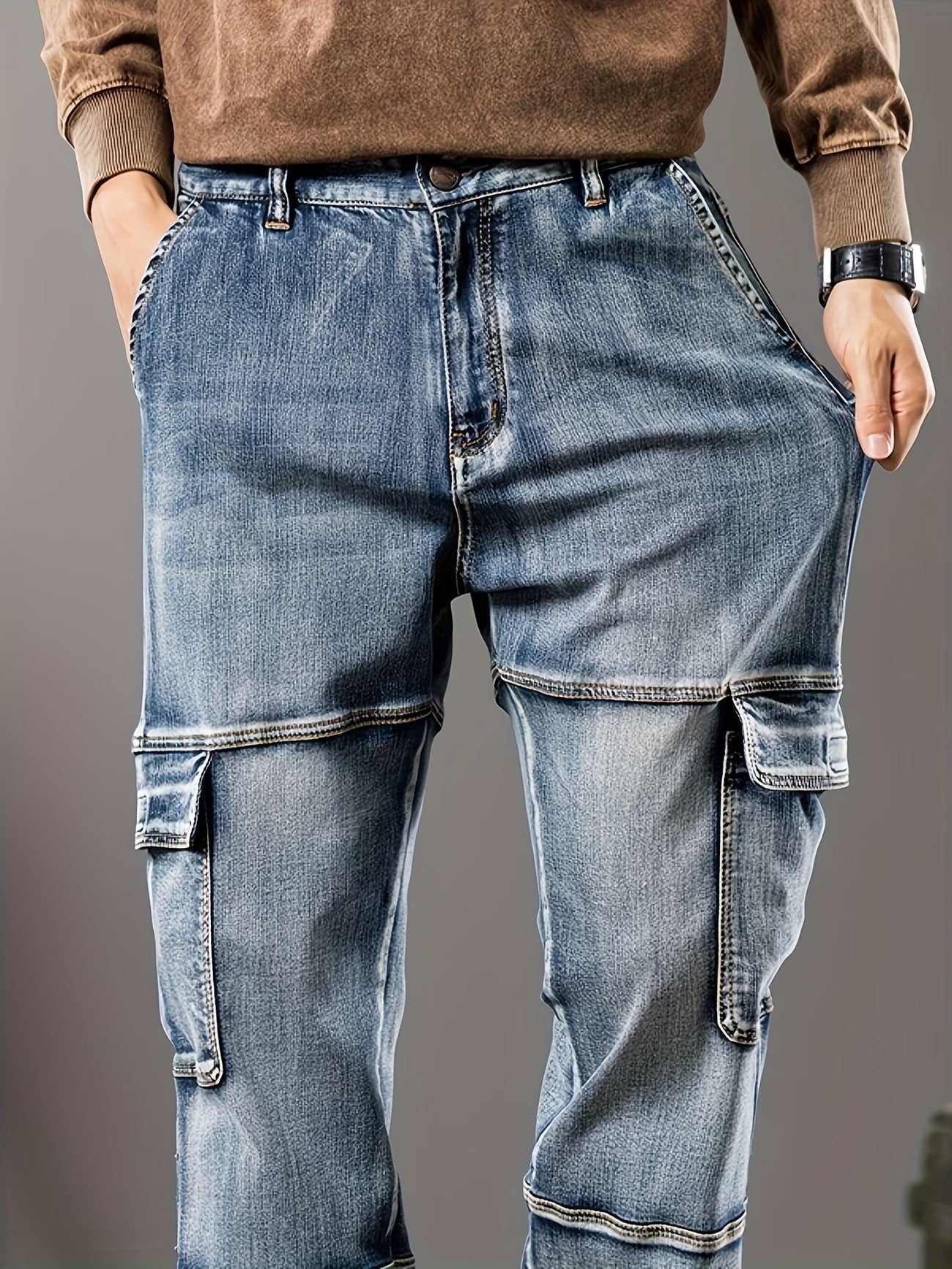 Pantalon Cargo Droite pour Hommes