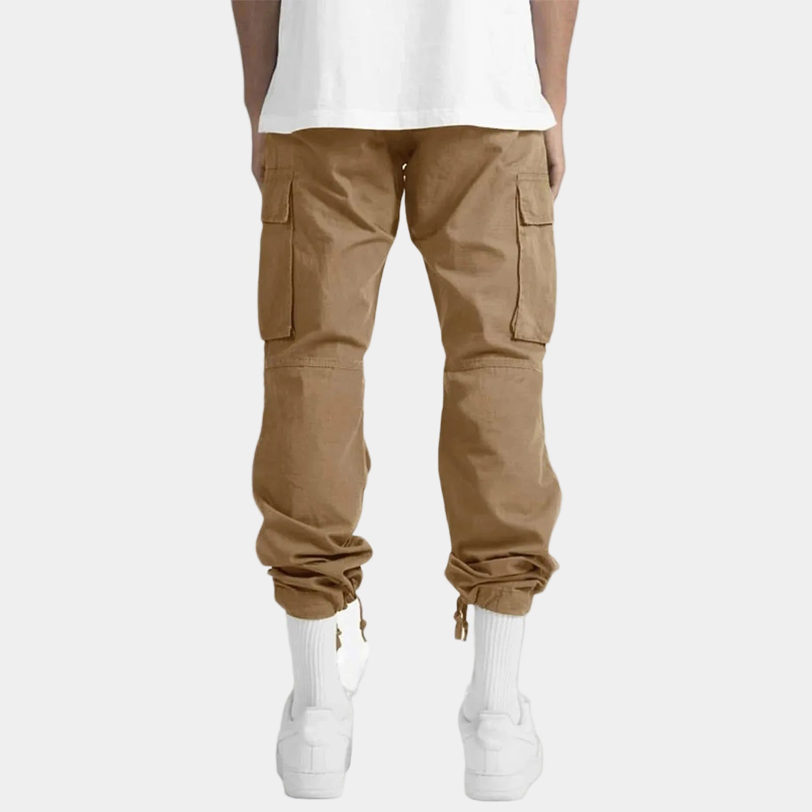 Pantalon cargo homme à cordon