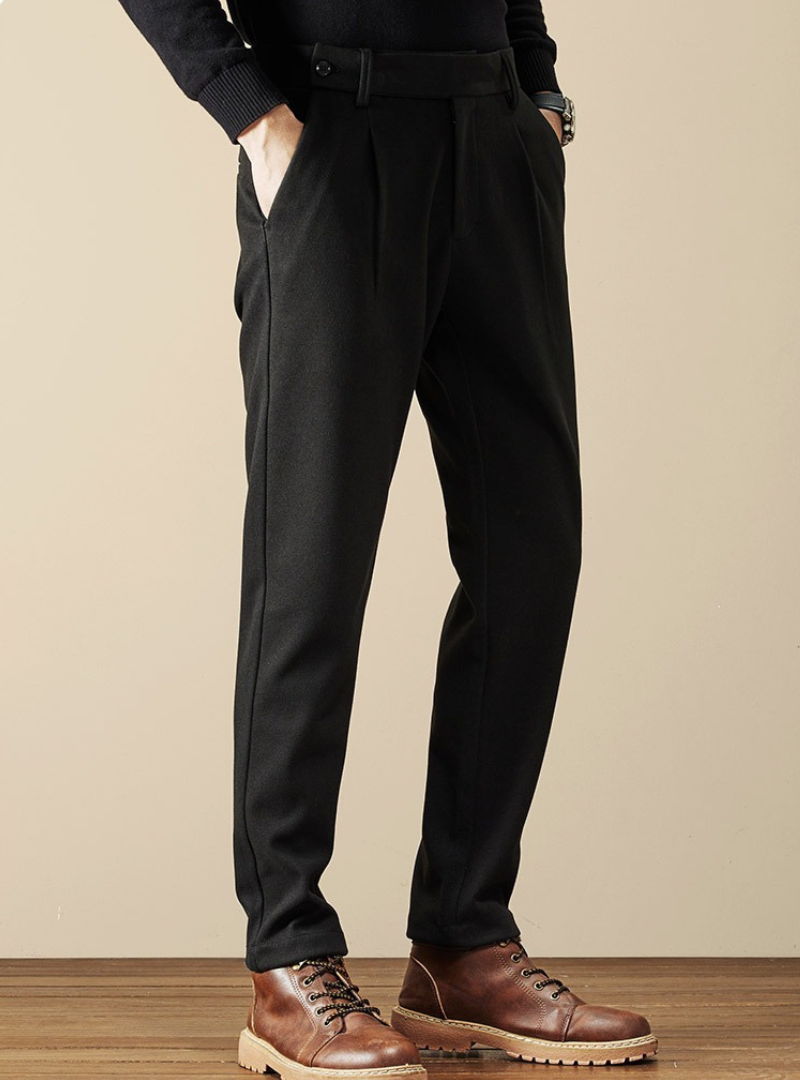 Pantalon habillé homme à plis