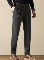 Pantalon habillé homme à plis
