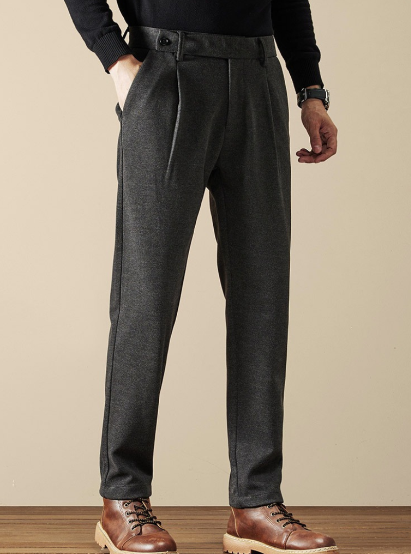 Pantalon habillé homme à plis