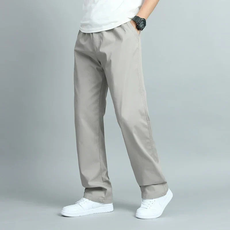 Pantalon homme à coupe droite