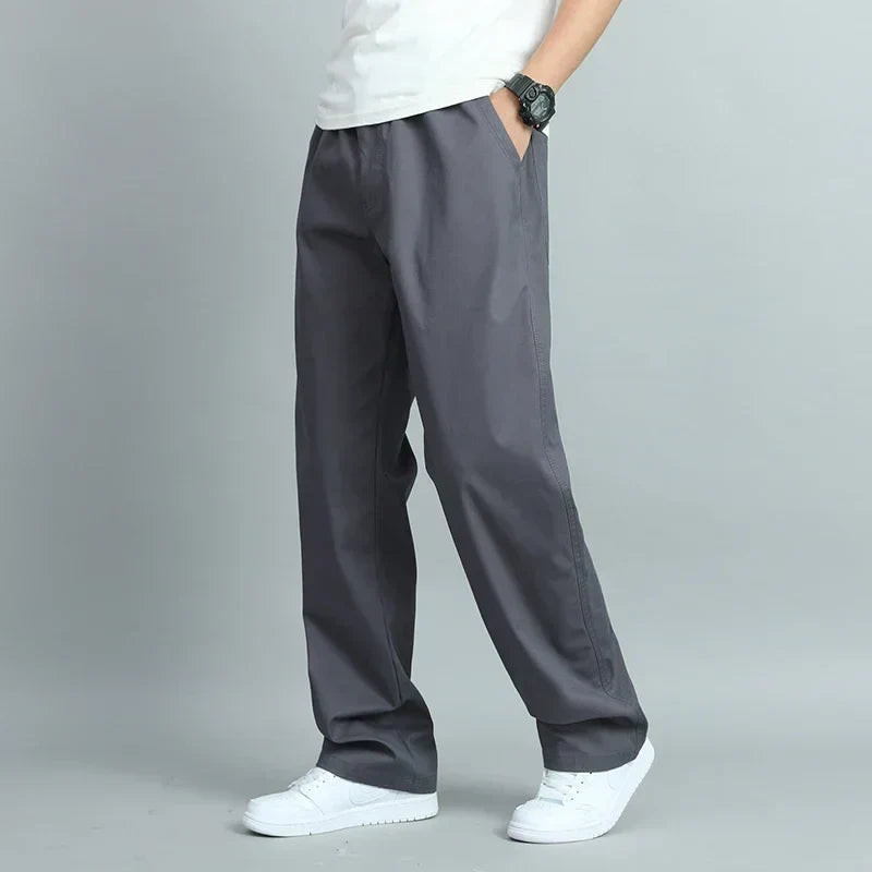 Pantalon homme à coupe droite