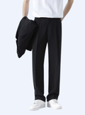 Pantalon homme à pinces taille haute
