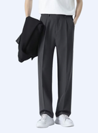 Pantalon homme à pinces taille haute