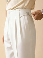 Pantalon homme à revers