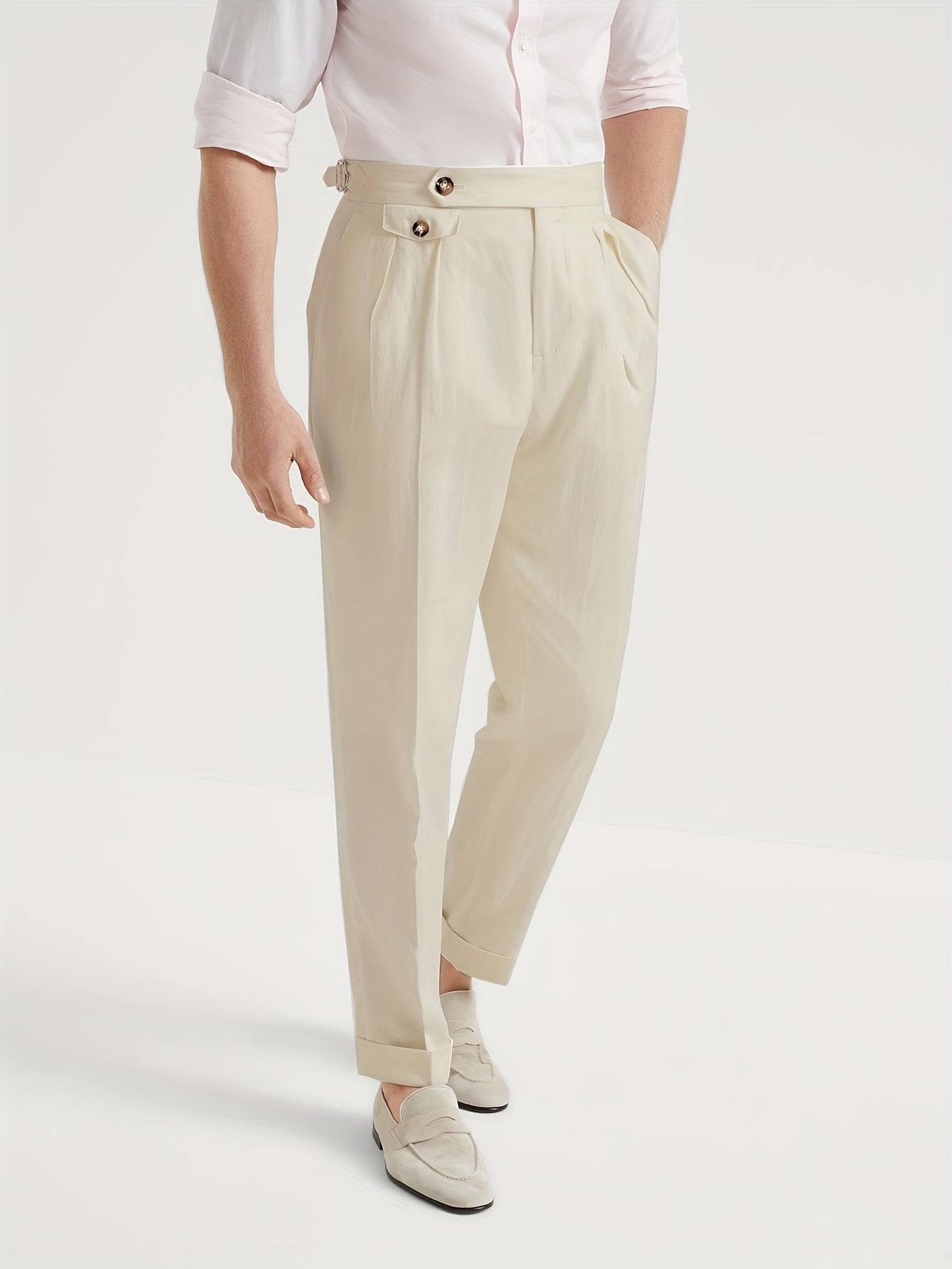 Pantalon homme à taille ajustable