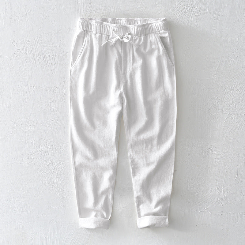 Pantalon homme à taille élastique