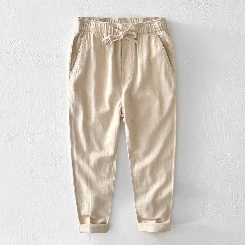 Pantalon homme à taille élastique