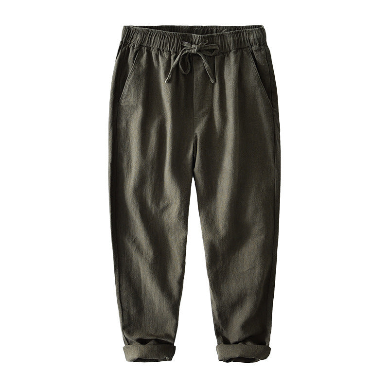 Pantalon homme à taille élastique