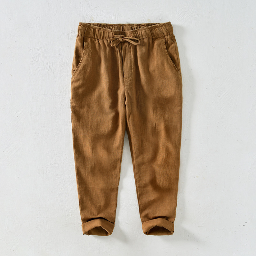 Pantalon homme à taille élastique