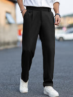 Pantalon homme avec Fermeture croisée visible