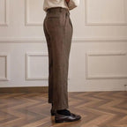 Pantalon homme à chevrons