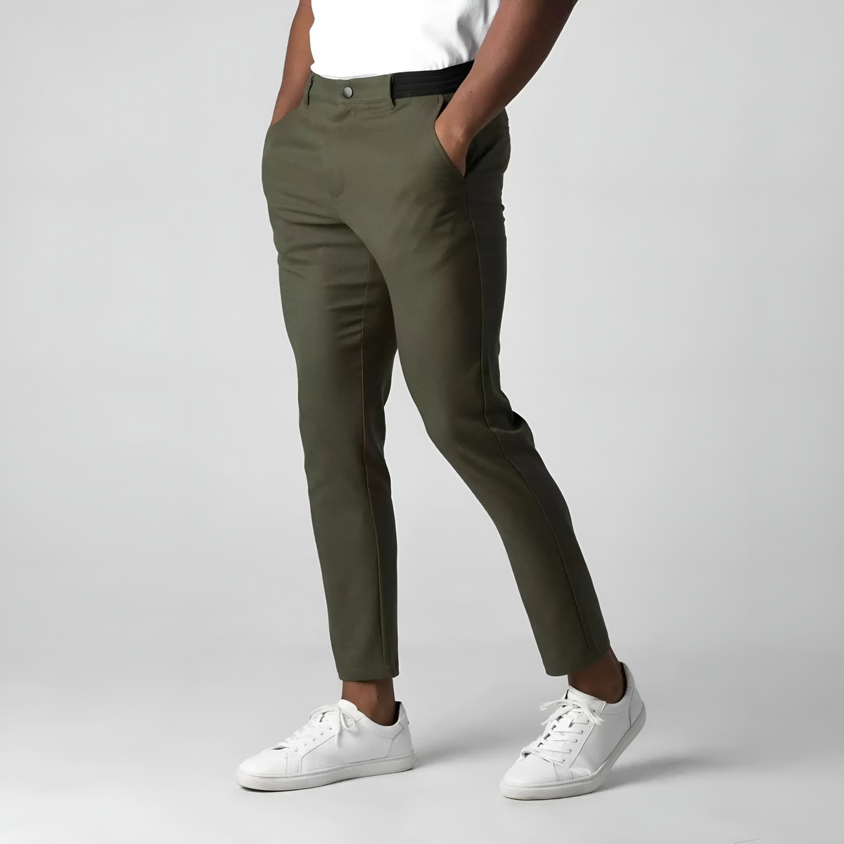 Pantalon homme coupe ajustée