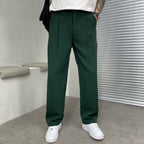 Pantalon homme décontracté à jambe droite