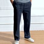Pantalon homme droit à cordon de serrage