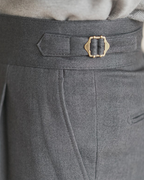 Pantalon homme droit à pinces taille ajustable