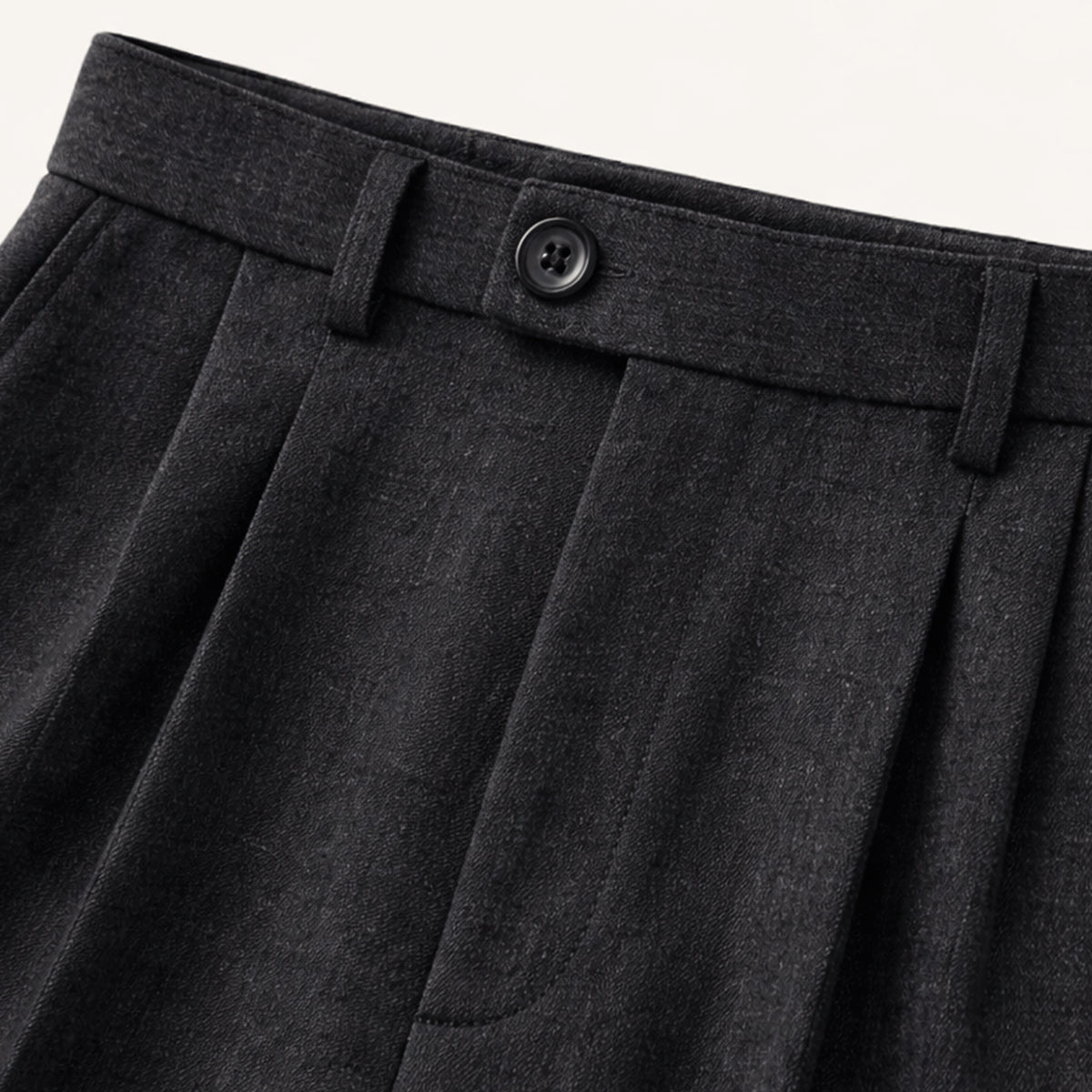 Pantalon homme droit à plis