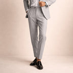 Pantalon homme droit à plis