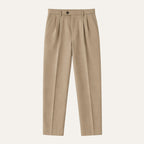 Pantalon homme droit à plis