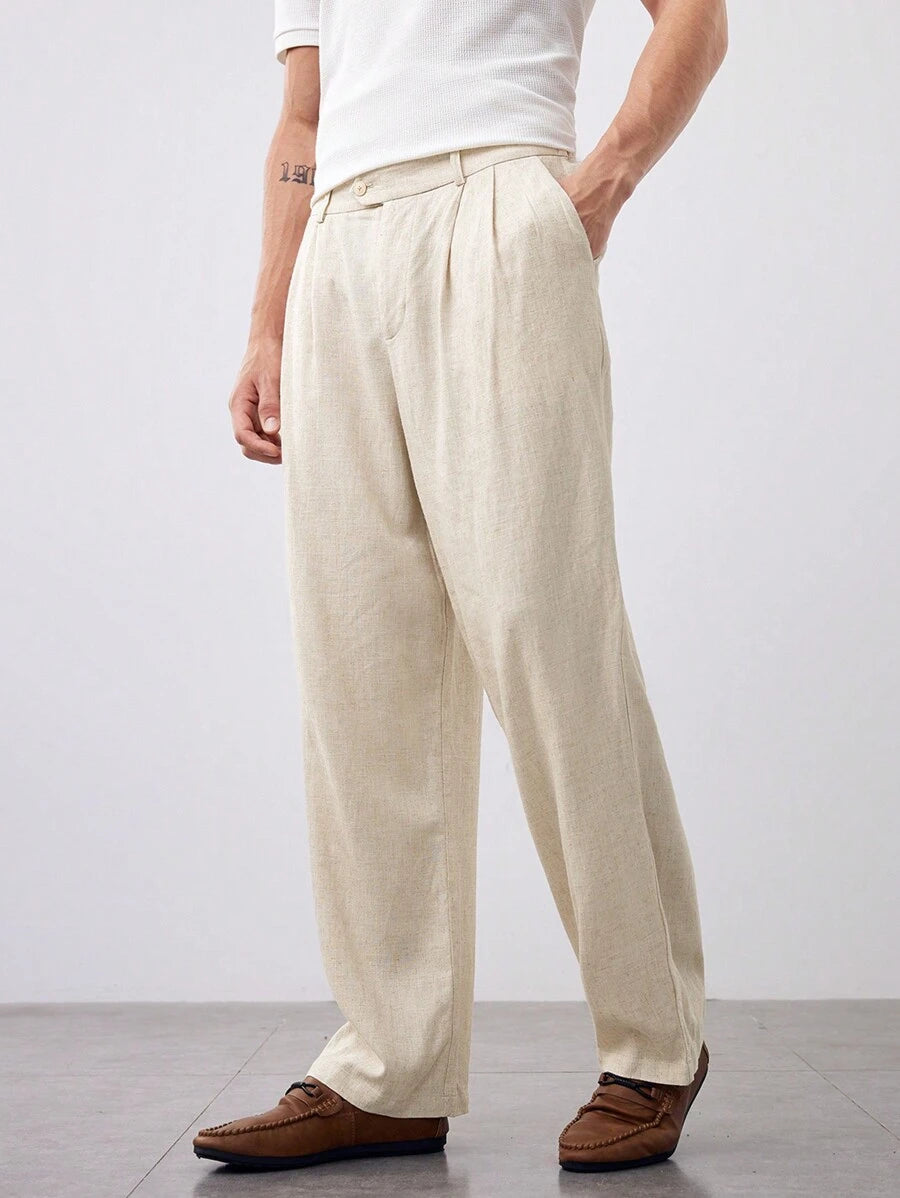 Pantalon homme droit à pinces