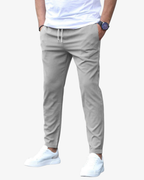 Pantalon homme fuselé à cordon de serrage