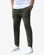 Pantalon homme fuselé à cordon de serrage