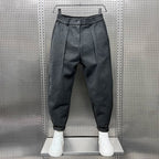 Pantalon homme fuselé à taille élastiquée