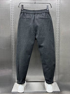 Pantalon homme fuselé à taille élastiquée