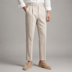 Pantalon homme habillé fuselé taille ajustable