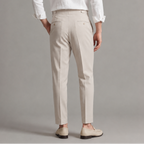 Pantalon homme habillé fuselé taille ajustable