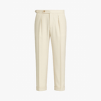 Pantalon homme habillé à pinces taille haute