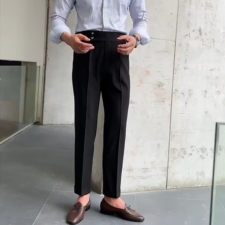 Pantalon homme pinces avant