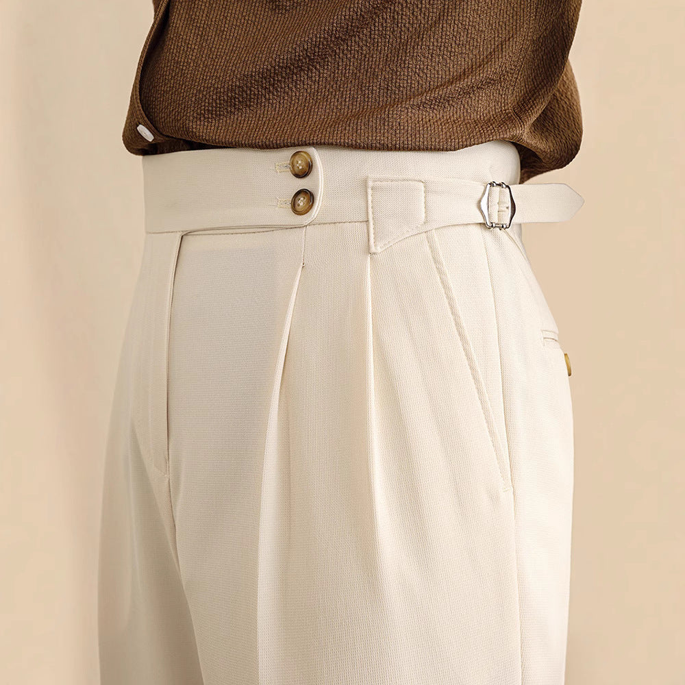 Pantalon homme pinces marquées