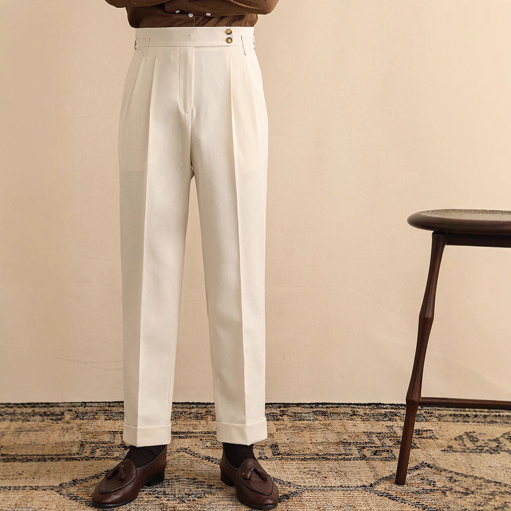 Pantalon homme pinces marquées