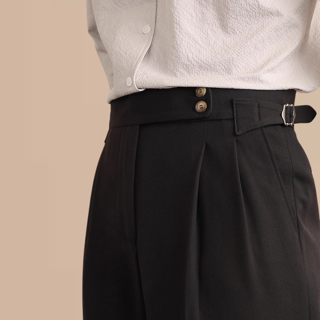 Pantalon homme pinces marquées