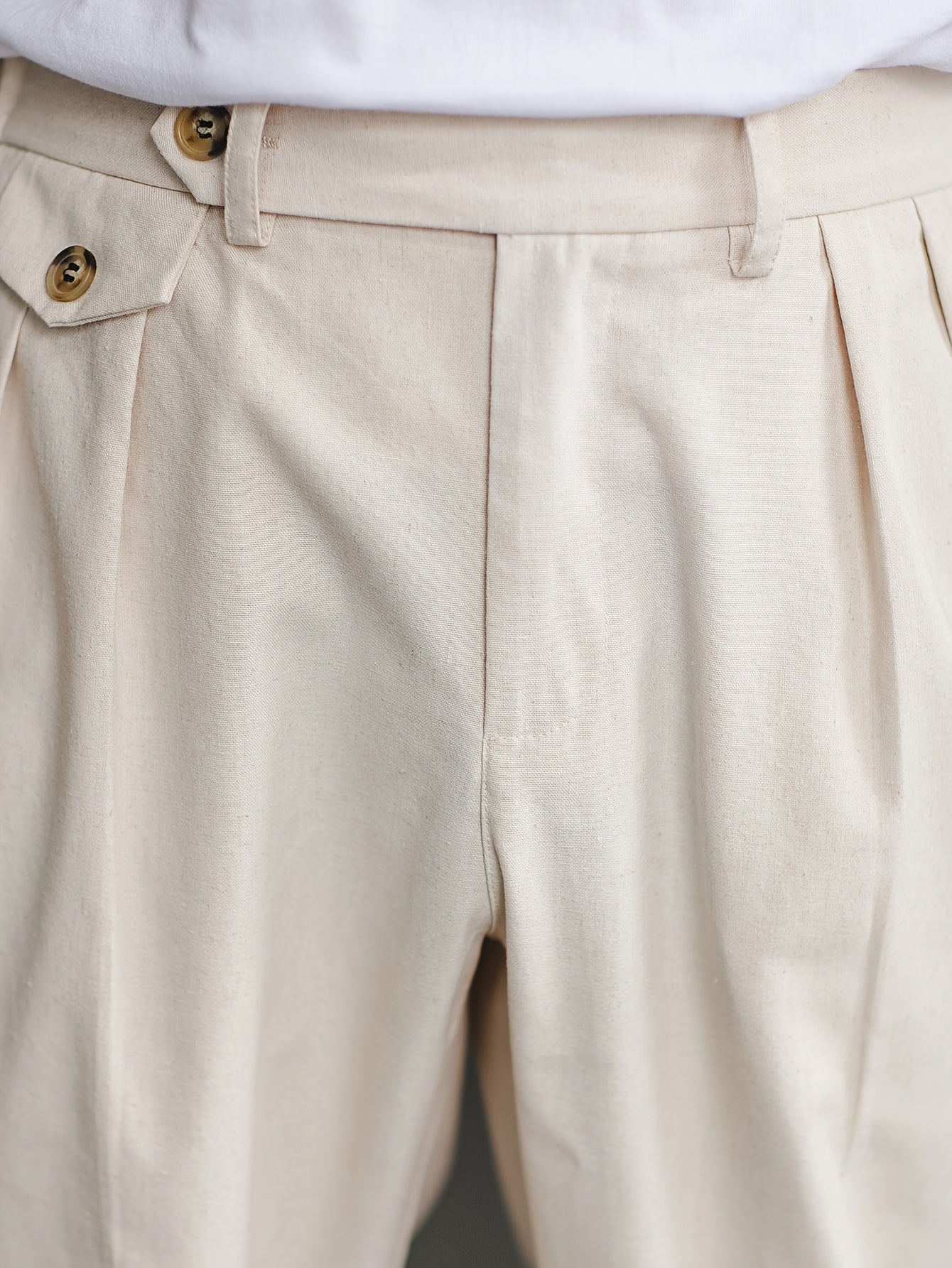 Pantalon homme plissé
