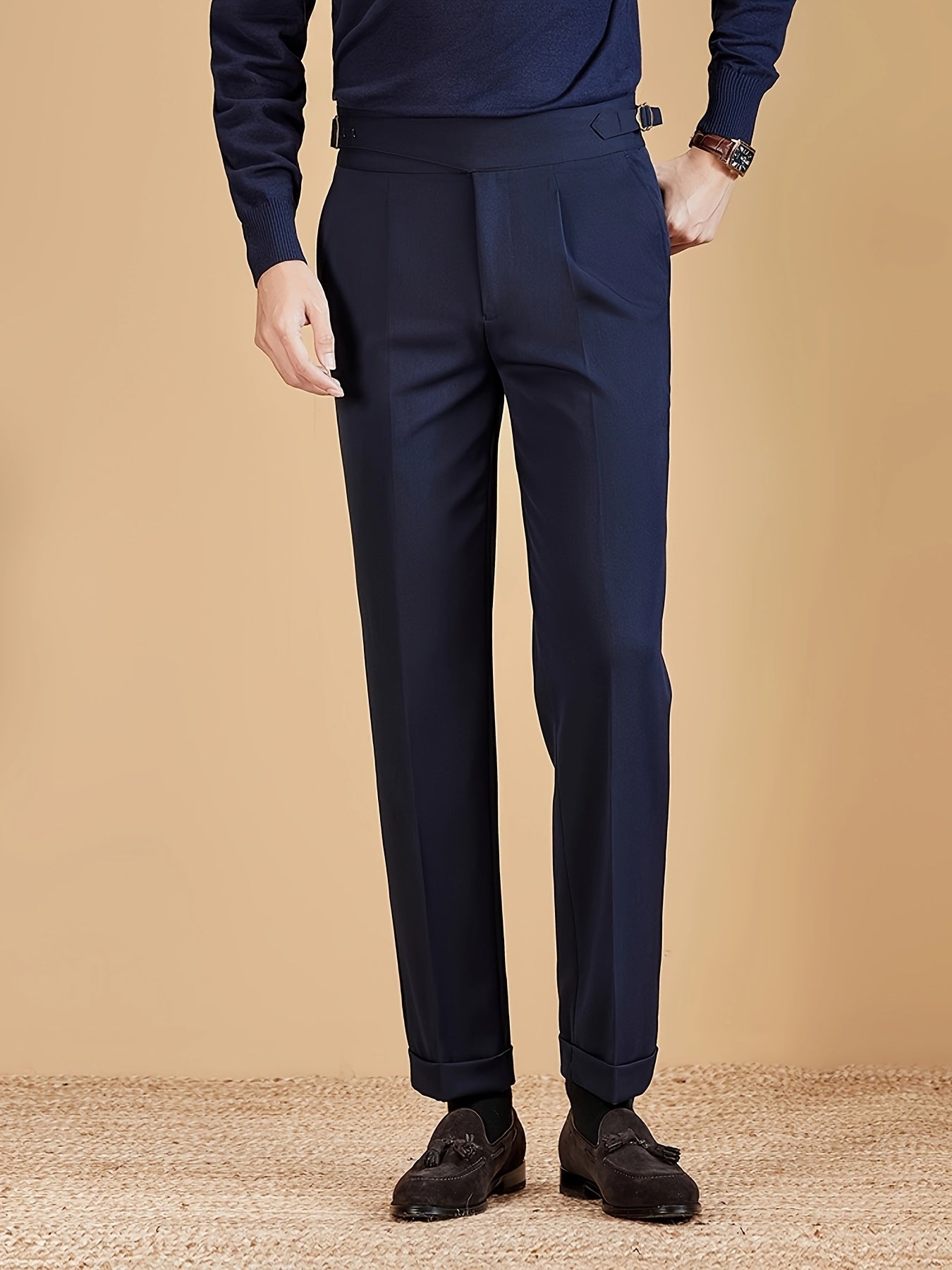 Pantalon homme taille ajustable